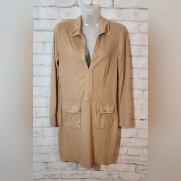 Kenneth Cole Soft Lace Up Front Dress - Picture 1 of 6